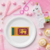 Vlag van Sri Lanka Papieren Bordje (Feest)