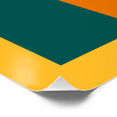 Vlag van Sri Lanka Perfect Poster (Hoek)