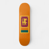 Vlag van Sri Lanka Persoonlijk Skateboard (Voorkant)