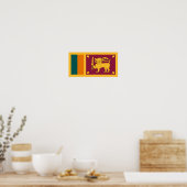 Vlag van Sri Lanka Poster (Keuken)