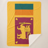 Vlag van Sri Lanka Sherpa Deken (Voorkant)