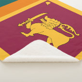 Vlag van Sri Lanka Sherpa Deken (3/4)