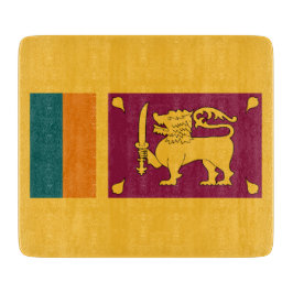 Vlag van Sri Lanka Snijplank