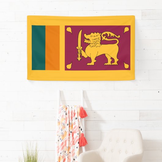 Vlag van Sri Lanka Spandoek (Insitu)