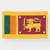 Vlag van Sri Lanka Spandoek (Horizontaal)