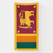 Vlag van Sri Lanka Spandoek (Verticaal)