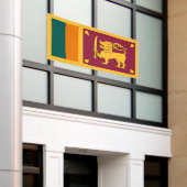 Vlag van Sri Lanka Spandoek (Buitenkant Gebouw)