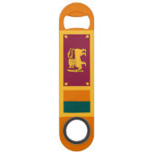 Vlag van Sri Lanka Speed Flessenopener (Achterkant)