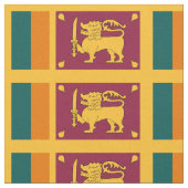 Vlag van Sri Lanka Stof (Close Up)