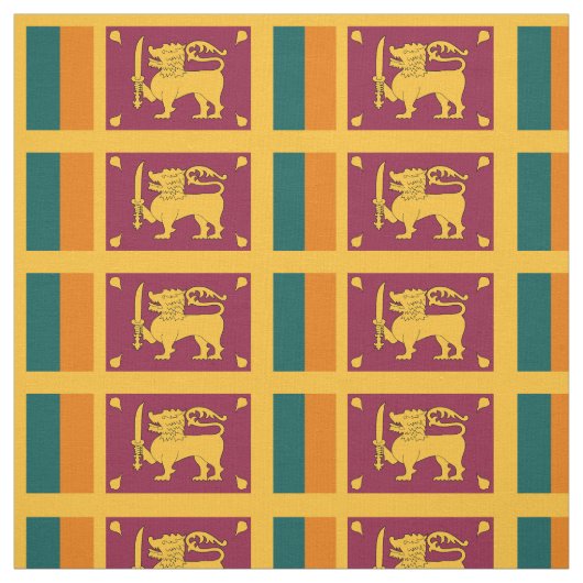 Vlag van Sri Lanka Stof (Swatch)