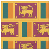 Vlag van Sri Lanka Stof (Close Up)