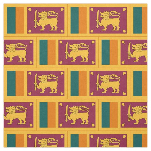 Vlag van Sri Lanka Stof (Swatch)