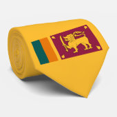 Vlag van Sri Lanka Stropdas (Opgerold)
