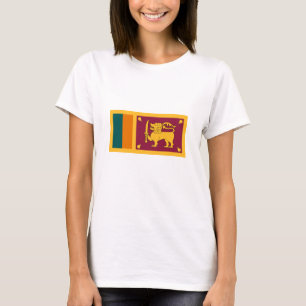 Vlag van Sri Lanka T-shirt