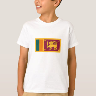 Vlag van Sri Lanka T-shirt