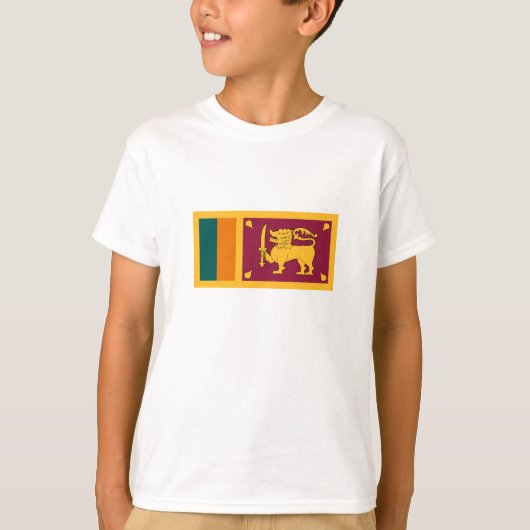 Vlag van Sri Lanka T-shirt (Voorkant)