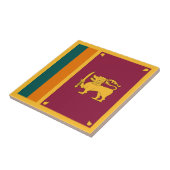 Vlag van Sri Lanka Tegeltje (Zijkant)