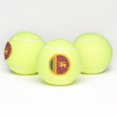 Vlag van Sri Lanka Tennisballen (Multi)