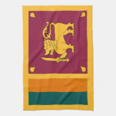 Vlag van Sri Lanka Theedoek (Verticaal)