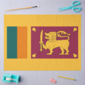 Vlag van Sri Lanka Tissuepapier (Craft)