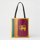Vlag van Sri Lanka Tote Bag (Voorkant)