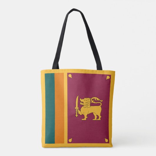 Vlag van Sri Lanka Tote Bag (Achterkant)