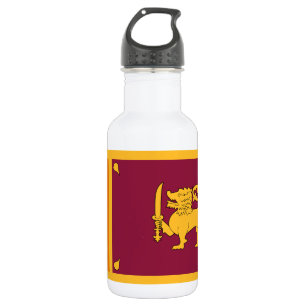 Vlag van Sri Lanka Waterfles