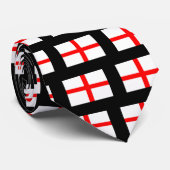 Vlag van St George - Black Stropdas (Opgerold)