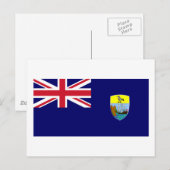 Vlag van St Helena Briefkaart (Voorkant / Achterkant)