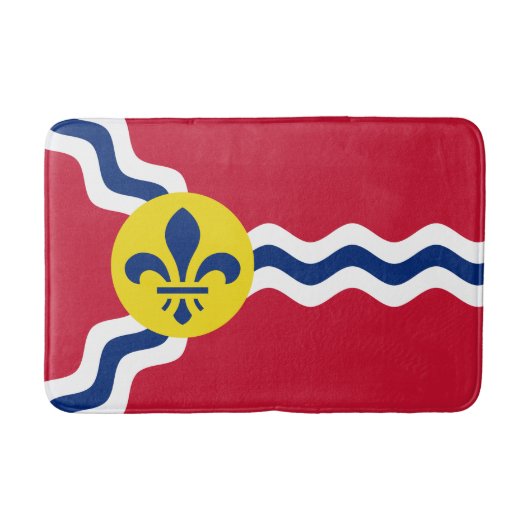 Vlag van St. Louis, Missouri Bath Mat (Voorkant)