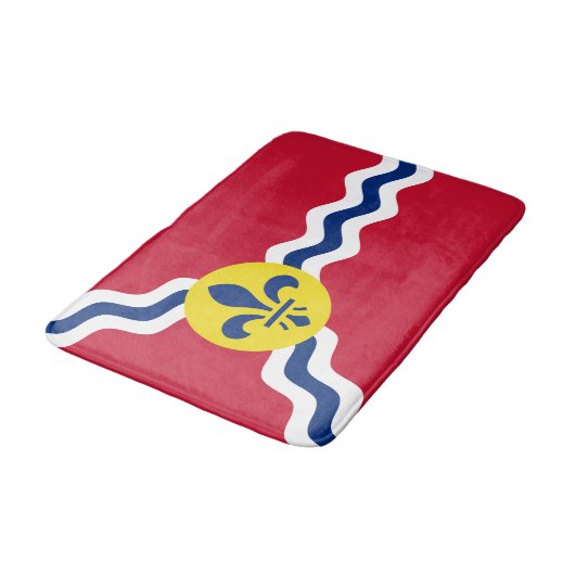 Vlag van St. Louis, Missouri Bathroom Mat (Gekanteld)