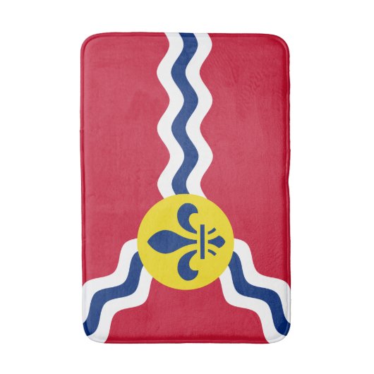 Vlag van St. Louis, Missouri Bathroom Mat (Voorkant Verticaal)