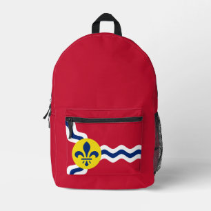Vlag van St. Louis, Missouri Bedrukte Rugzak