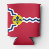 Vlag van St. Louis, Missouri Blikjeskoeler (Voorkant)