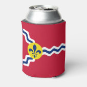 Vlag van St. Louis, Missouri Blikjeskoeler (Blikje Achterkant)