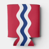 Vlag van St. Louis, Missouri Blikjeskoeler (Achterkant)