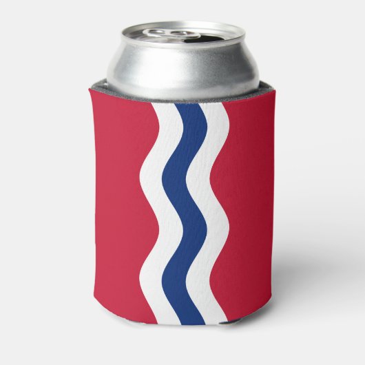 Vlag van St. Louis, Missouri Blikjeskoeler (Blikje Achterkant)