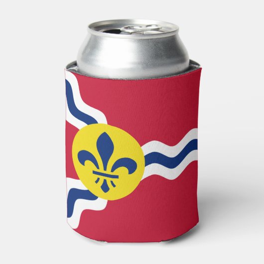 Vlag van St. Louis, Missouri Blikjeskoeler (Blikje Voorkant)