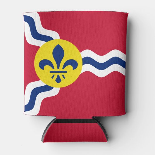 Vlag van St. Louis, Missouri Blikjeskoeler (Voorkant)