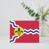 Vlag van St. Louis, Missouri Briefkaart (Staand voorkant)