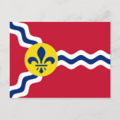 Vlag van St. Louis, Missouri Briefkaart (Voorkant)