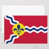 Vlag van St. Louis (Missouri) Briefpapier (Voorkant / Achterkant)