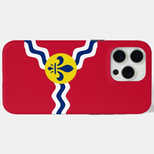 Vlag van St. Louis, Missouri Case-Mate iPhone Case (Achterkant (horizontaal))