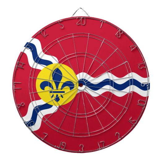 Vlag van St. Louis (Missouri) Dartbord (Voorkant)