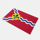 Vlag van St. Louis (Missouri) Deurmat (Schuin)