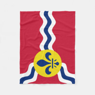 Vlag van St.Louis, Missouri Fleece Deken