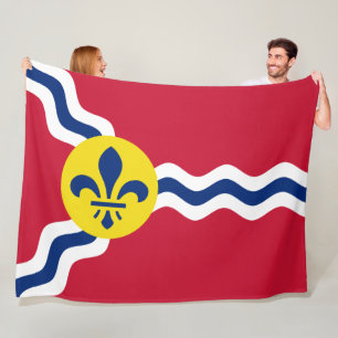 Vlag van St. Louis (Missouri) Fleece Deken