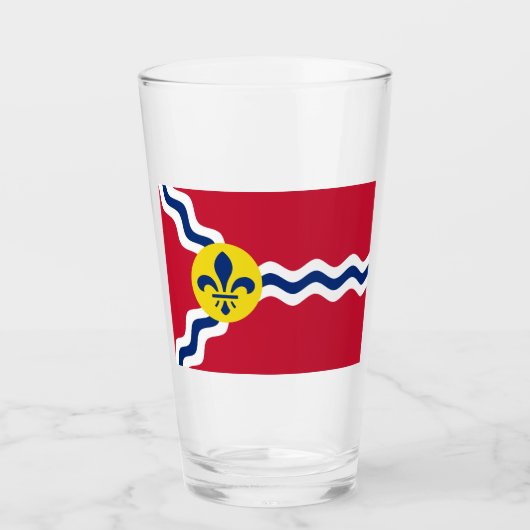 Vlag van St. Louis (Missouri) Glas (Voorkant)