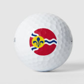 Vlag van St. Louis, Missouri Golfballen (Voorkant)