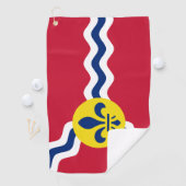 Vlag van St. Louis, Missouri Golfhanddoek (Insitu)